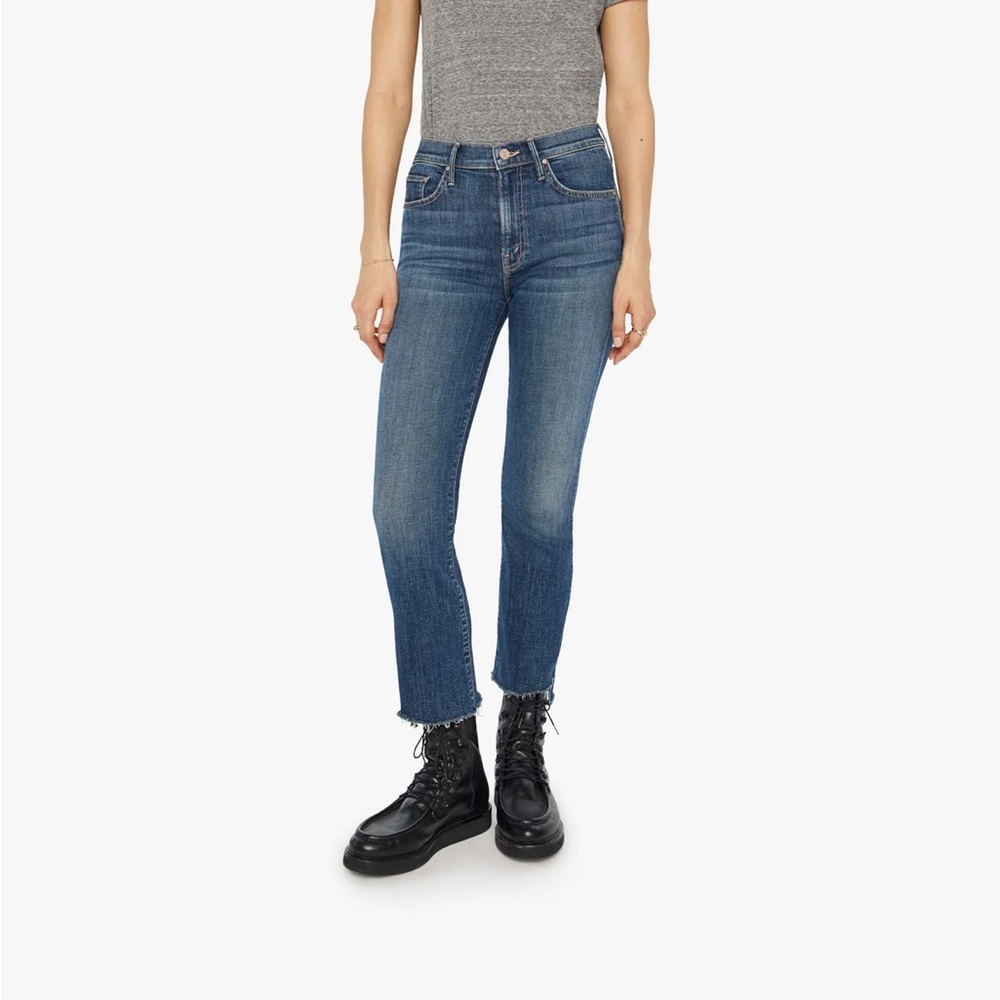 Mother Insider Crop Step Fray Girl Crush 29